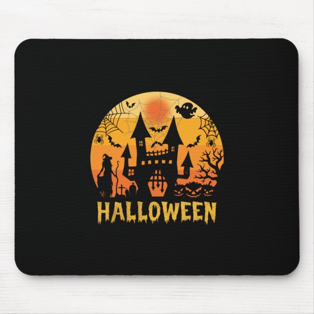 Mousepad Halloween Melhor Aniversário de Halloween (Frente)