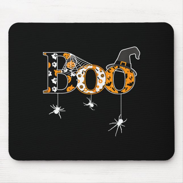 Mousepad Halloween Motif - Boo  (Frente)