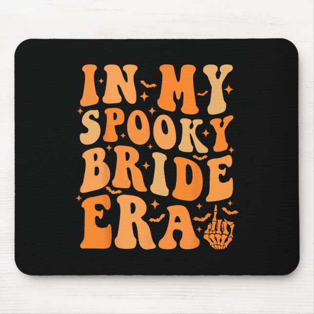 Mousepad Halloween Na Minha Noiva Sapatinha Era Groovy Wedd (Frente)