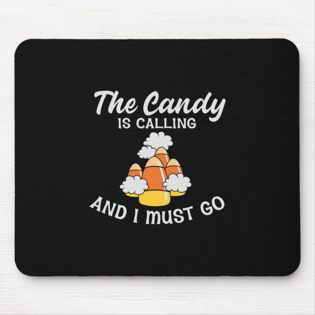 Mousepad Halloween O Docinho Está Chamando Aniversário (Frente)