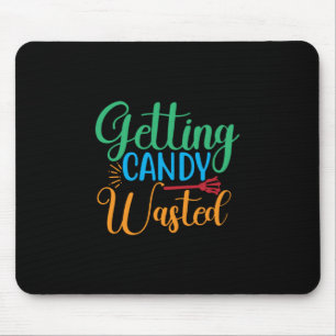 Mousepad Halloween Obtendo Doces Desperdiçados Aniversário
