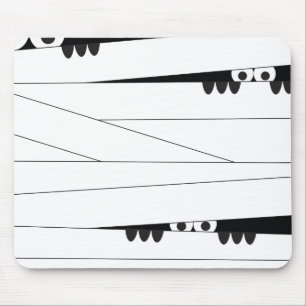 Mousepad Halloween Peeking Mummy