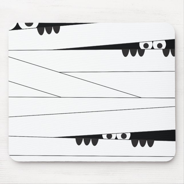 Mousepad Halloween Peeking Mummy (Frente)