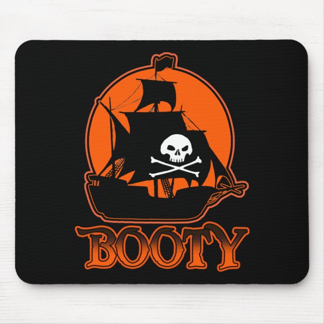 Mousepad Halloween Pirate Booty (Frente)