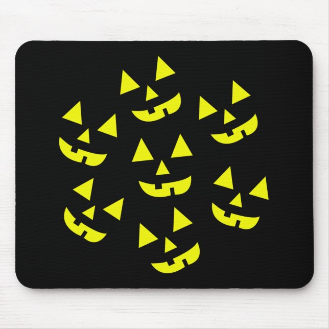 Mousepad Halloween Pumpkins Jack O' Lanterna (Frente)