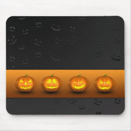 Mousepad Halloween Pumpkins Jack-o-Lanterna