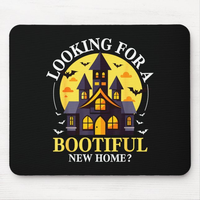 Mousepad Halloween Real Estate Agent Funny Realtor Bootiful (Frente)