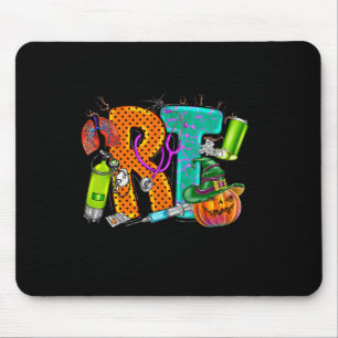 Mousepad Halloween RT Respiratório Terapêutica assustadora
