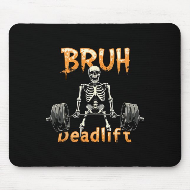 Mousepad Halloween Skeleton Deadelevation Engraçado Malhaçã (Frente)