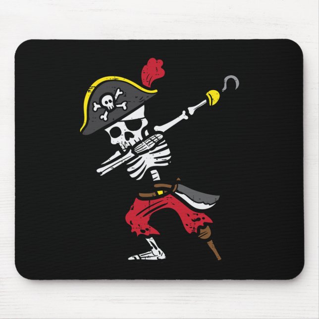 Mousepad Halloween Skeleton Pirate Dab Costume Boy Tod (Frente)