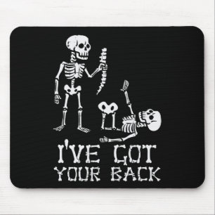 Mousepad Halloween Skeletons Eu Tenho Seus Homens De Costum