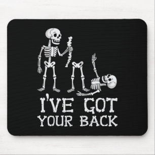 Mousepad Halloween Skeletons Eu Tenho Seus Homens De Costum