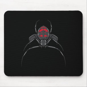 Mousepad Halloween Spider Black Viúva Masculina Homens Meni
