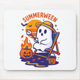 Mousepad Halloween Summer Ween Funny Boo Vacin Cos