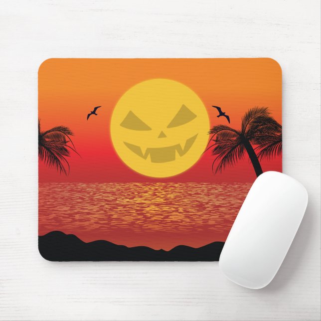Mousepad Halloween tropical (Com mouse)
