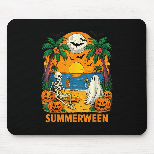 Mousepad Halloween Vi, Festa de Ghost, Skeleton (Frente)