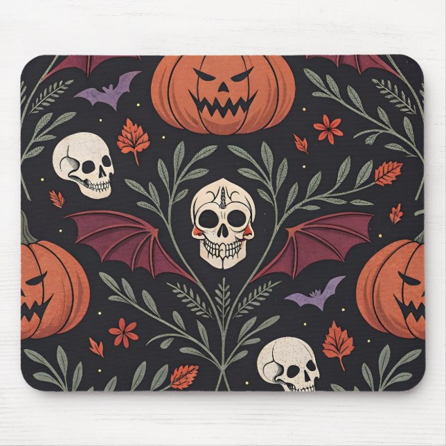 Mousepad Halloween Vibes Pattern (Frente)
