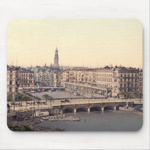 Mousepad Hamburg Alsterarkaden Alemanha Alster Alemanha