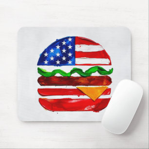 Mousepad Hamburger América (Pintura Branca Nº 1)