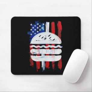 Mousepad Hamburger América (Pintura Preta Nº 1)