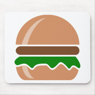 Mousepad Hamburger comida rápida um sanduíche