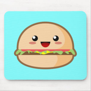 Mousepad Hamburger de Kawaii