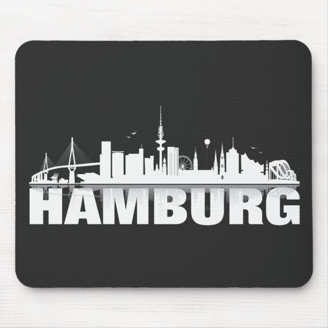 Mousepad Hamburger Geschenkidee (Frente)