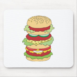 Mousepad hambúrguer triplo