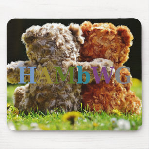 Mousepad HAMbWG - Pad do Mouse - Amigos do Urso Teddy