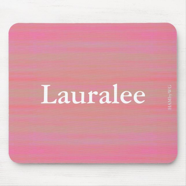 Mousepad HAMbWG - Pad do mouse - Lava de pêssego brilhante (Frente)