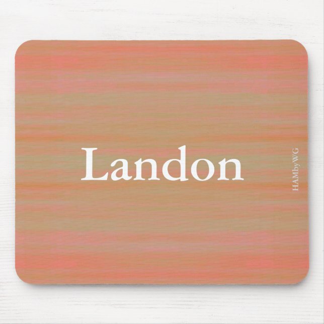 Mousepad HAMbWG - Pad do Mouse - Lave Laranja Brilhante (Frente)