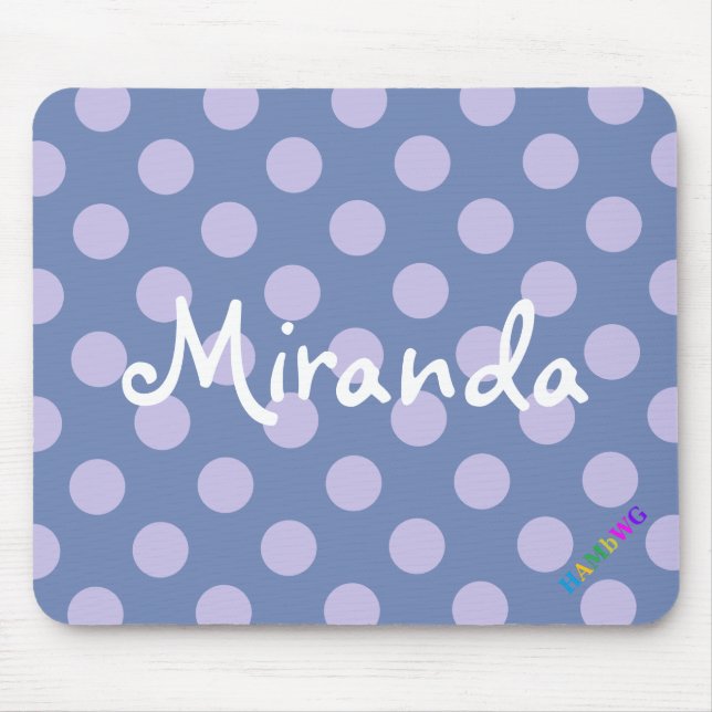 Mousepad HAMbWG - Rato do computador - Bolinhas iláticas (Frente)