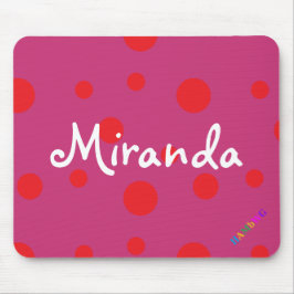 Mousepad HAMbWG - Rato do computador - Bolinhas vermelhas