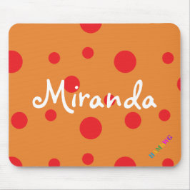 Mousepad HAMbWG - Rato do computador - Bolinhas vermelhas