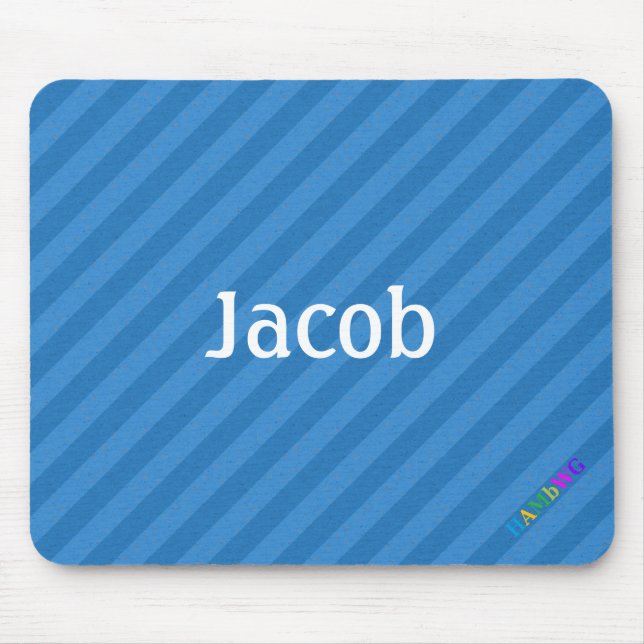 Mousepad HAMbWG - Rato do computador - Diagonal Azul (Frente)