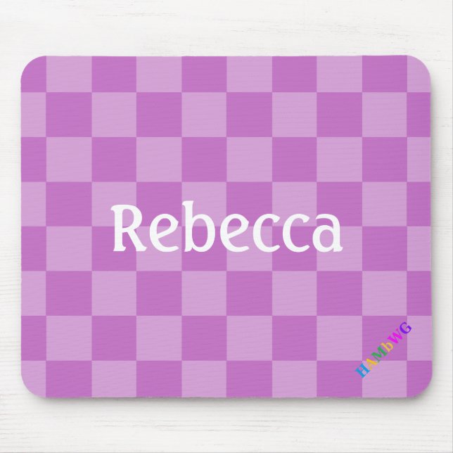 Mousepad HAMbWG - Rato do computador - Diagonal do Verifica (Frente)