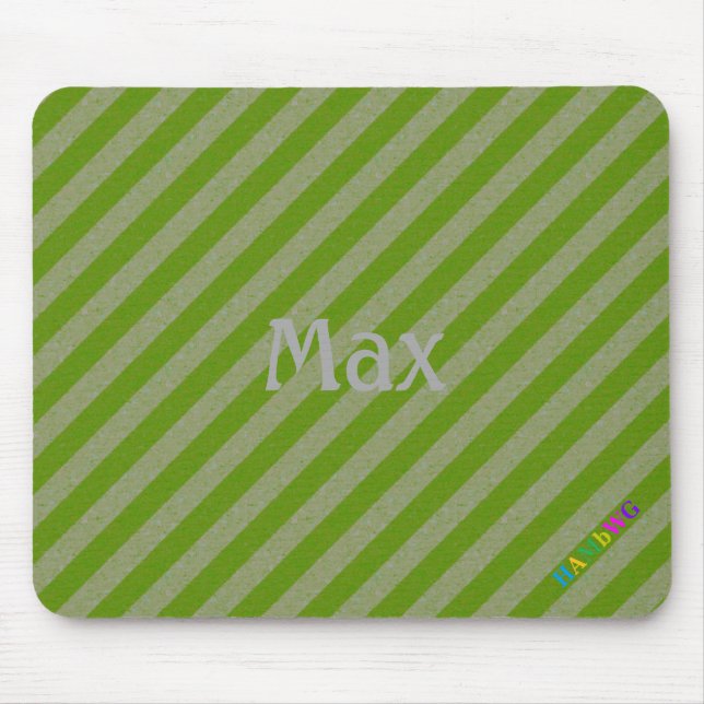 Mousepad HAMbWG - Rato do computador - Diagonal Verde (Frente)