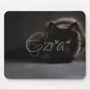 Mousepad HAMbWG - tapete do rato - gato preto