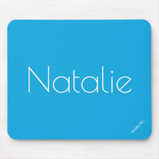 Mousepad HAMbyWG - Pad do Mouse - Azul Azul-Azul-Azul (Frente)