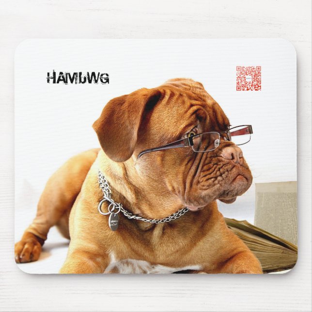 Mousepad HAMbyWG - Pad do Mouse - Bulldog (Frente)
