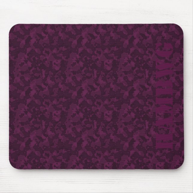 Mousepad HAMbyWG - Pad do mouse -Camuflagem de cereja negra (Frente)
