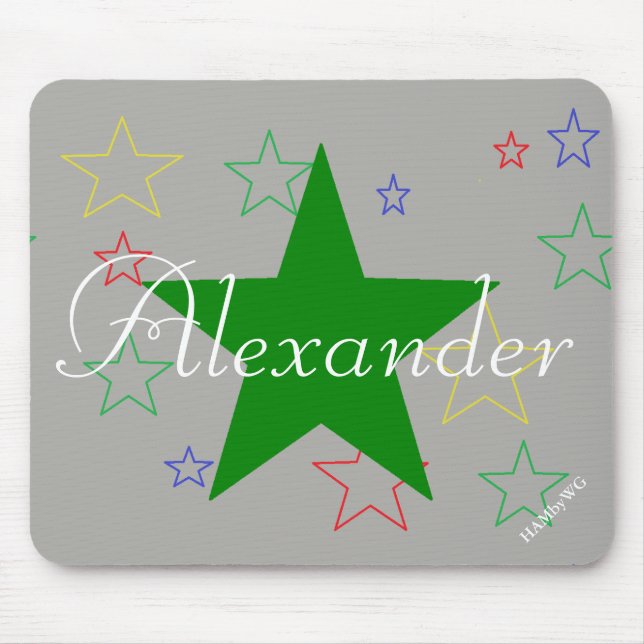 Mousepad HAMbyWG - Pad do mouse - Estrelas (Frente)
