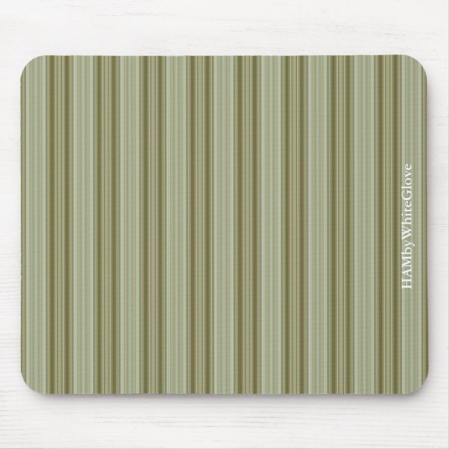 Mousepad HAMbyWG - Pad do Mouse - OliveStripe (Frente)