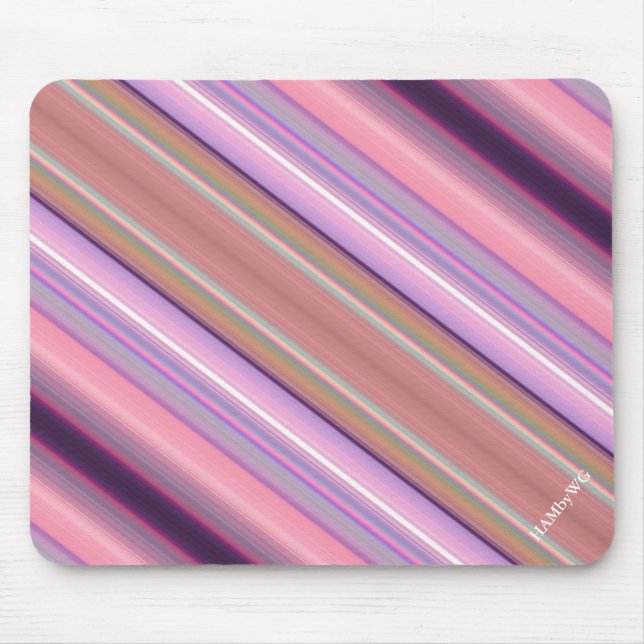 Mousepad HAMbyWG - Pad do Mouse - Stripe Diagonal Deco (Frente)
