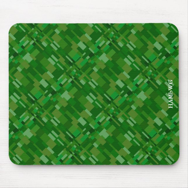 Mousepad HAMbyWG - Pad do Mouse - Verde Gráfico Moderno (Frente)