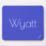 Mousepad HAMbyWG - Pad do mouse - Wyatt<br><div class="desc">HAMbyWG - Mouse Pad - Wyatt - Ame esta cor azul! Apenas adicione seu nome!</div>