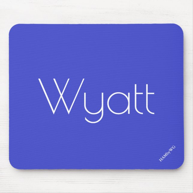 Mousepad HAMbyWG - Pad do mouse - Wyatt (Frente)