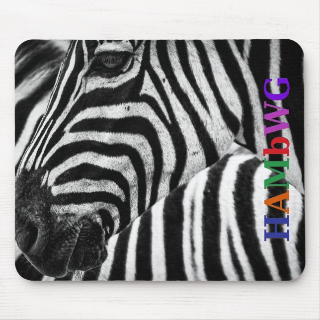 Mousepad HAMbyWG - Pad do mouse - Zebras (Frente)