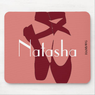 Mousepad HAMbyWG - Slipper de Balé Vermelho Pad do Mouse