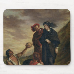 Mousepad Hamlet e Horatio no cemitério